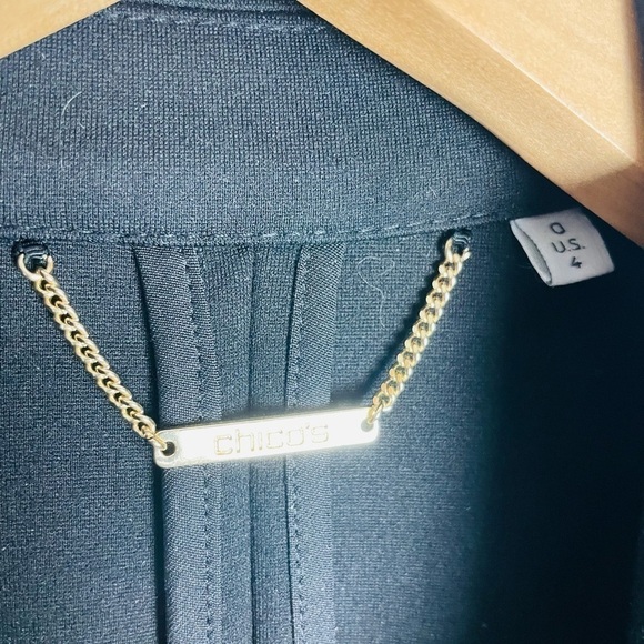 Chicos Black Blazer - Picture 6 of 7
